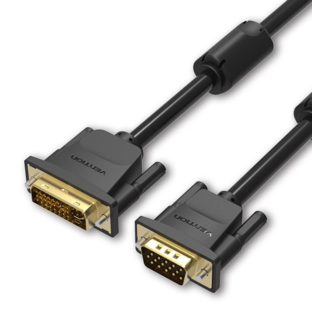 Interventie Dvi Naar Vga Kabel Dvi 24 + 5 Pin Male Naar Male 1080P Hd Video Kabel Adapter Hoge speed Dvi Kabel Voor Monitor Projector