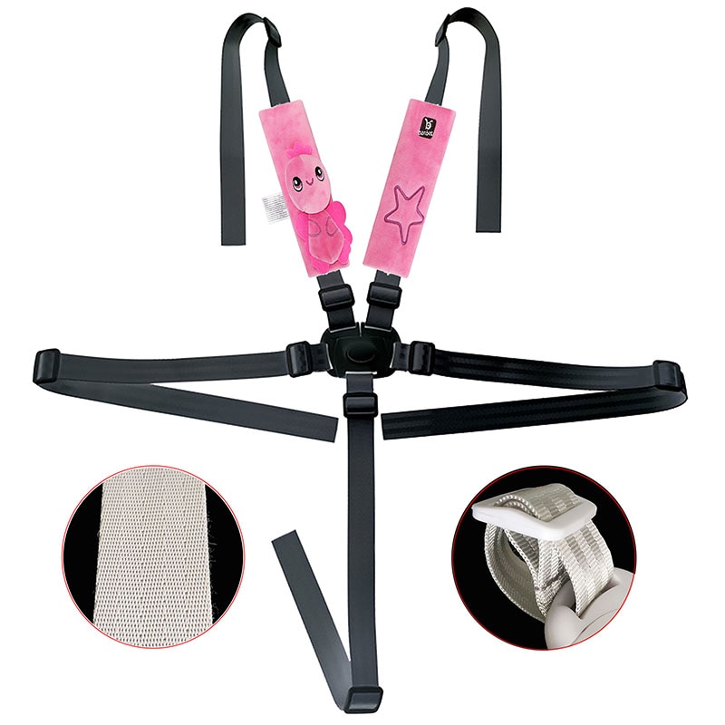 Cinturón de seguridad de hombro PAD Protector para carrito de bebé para cinturón de seguridad de coche Universal Yoyo Yoyaplus Babalo asiento Cybex Bebe Accesorios