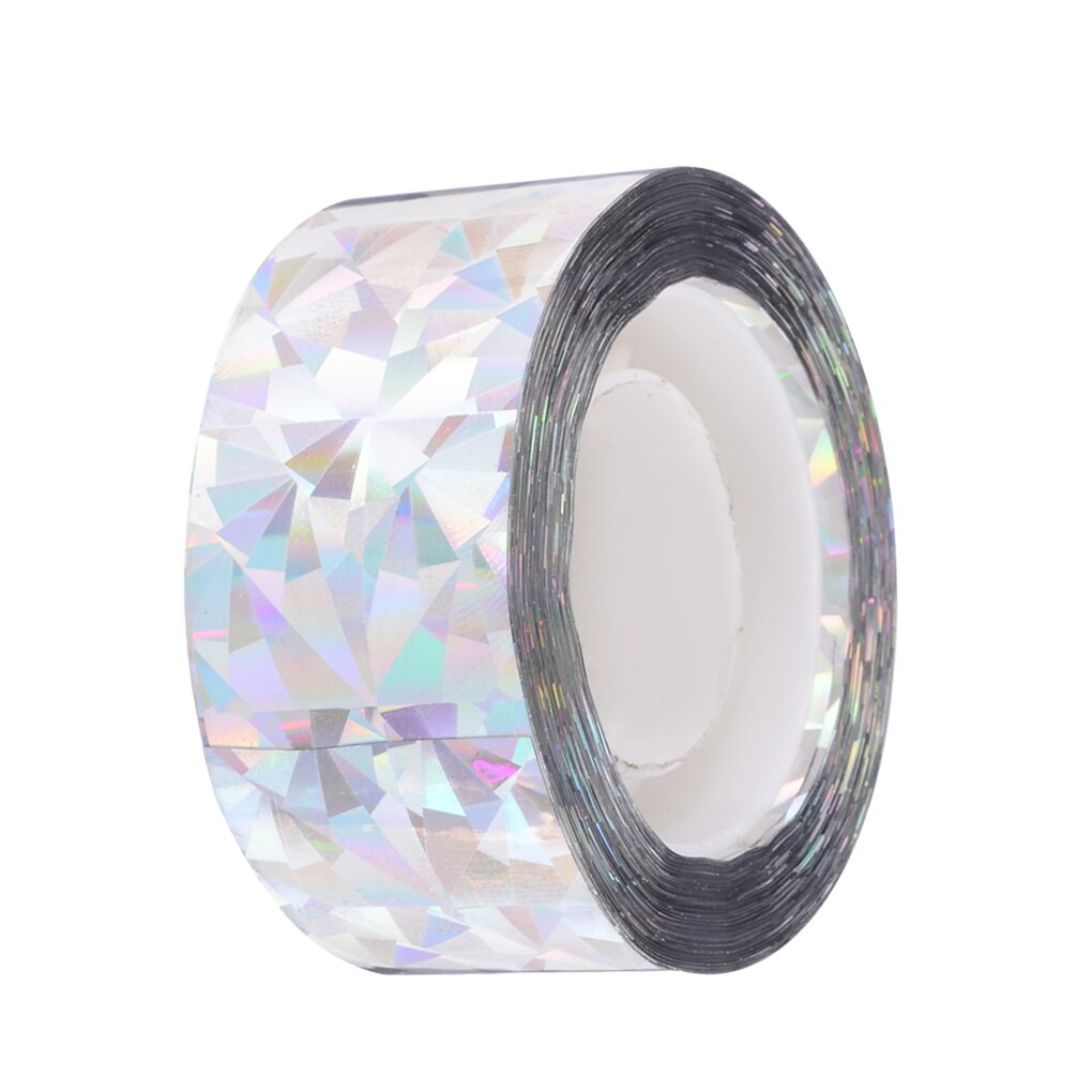 Cinta reflectante de doble cara, cinta reflectante para el miedo de pájaro, casa, jardín, granja, pájaro, cinta repelente, Flash Visual, dispositivo Anti-pájaro