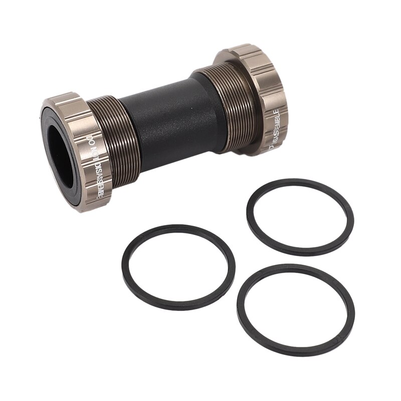 MOTSUV Bicycle Bottom Bracket Bike Axis MTB Road Cycling Bottom Bracket Waterproof Aluminum 68/7m Crank Axis Titanium