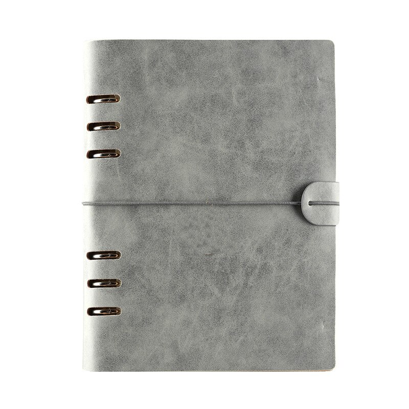 A6 Spiral Coil Binder Planner Travel Notebook Pu Leather Diary Agenda Office Business Bandage Diary Notebook School Supplies