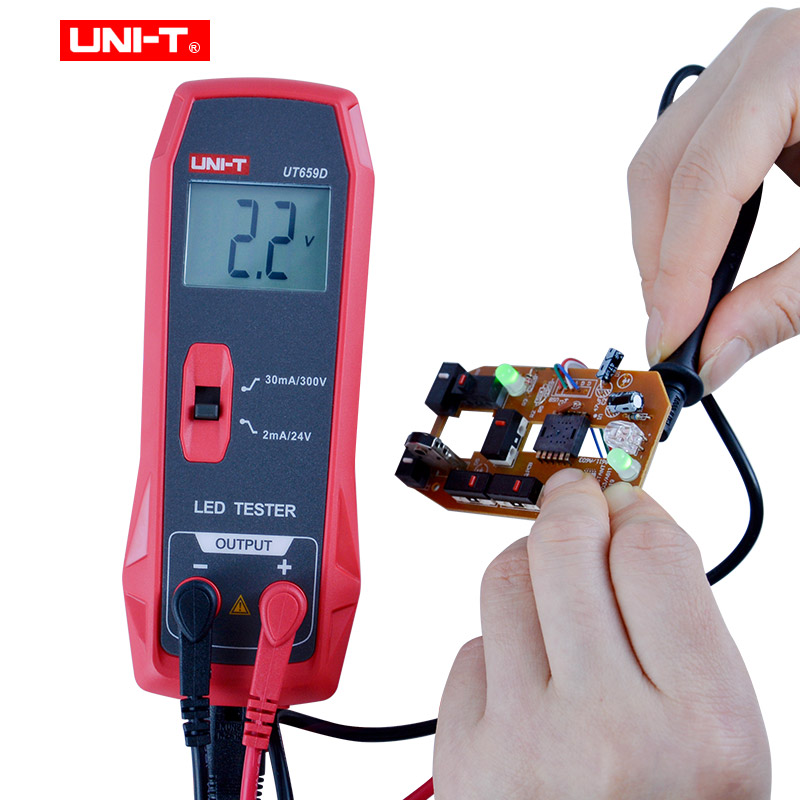 Probador LED UNI-T UT659A UT659D, retroiluminación de TV LCD, barra de luz, tubo de inspección y mantenimiento, mesa, lámpara LED, serie de pruebas de circuito