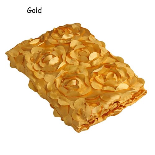 Newborn Baby 3D Photography Photo Prop Rose Flower Backdrop Blanket Rug 11 Color: Gold
