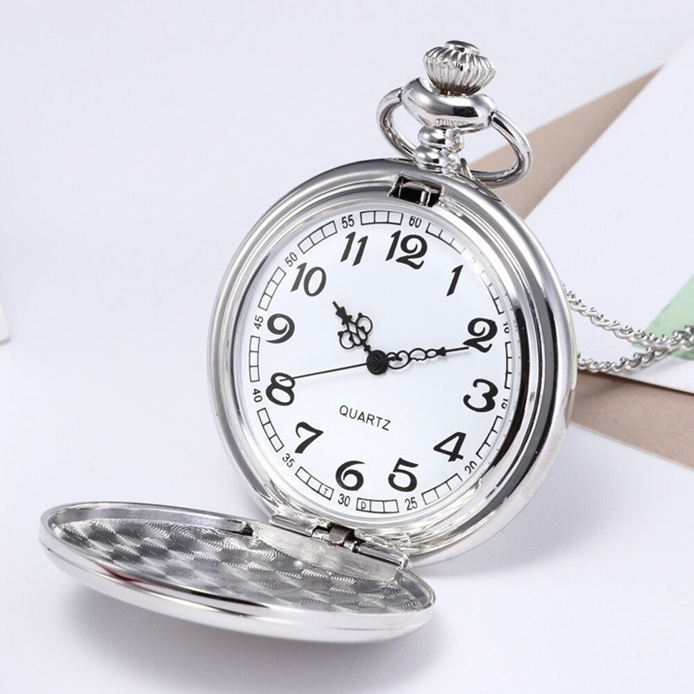 Gold Taschenuhr Für Männer Opa Anhänger Kette Fob Uhr Für Frauen Männer Geburtstag Montre Homme Relogio mas