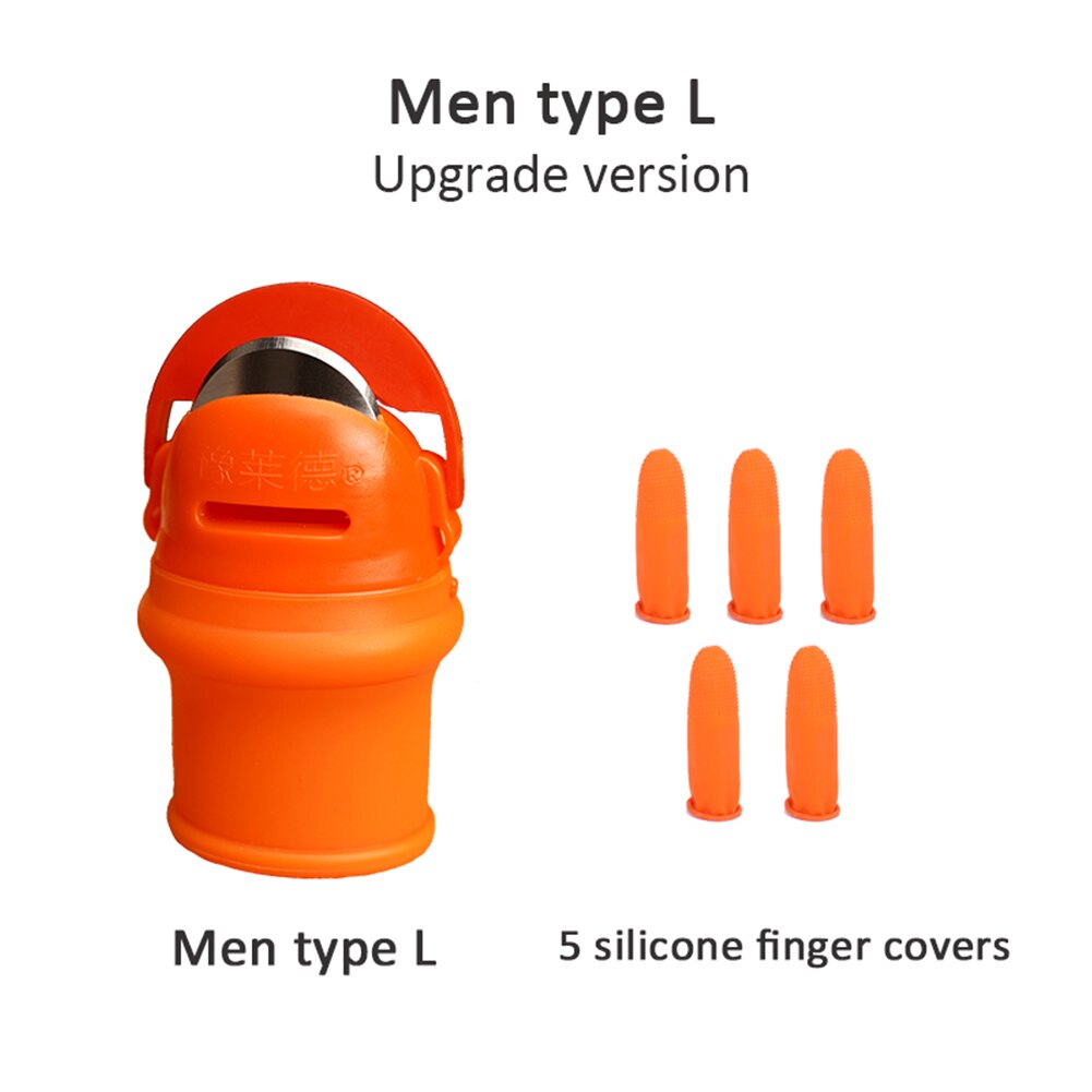 Silicone pouce Mes Vinger protecteur engrenages Snijden Groente Oogsten Mes couteau plante lame Schaar Tuin Handschoenen: 09 5.6x2.6cm