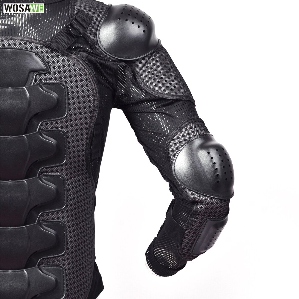 Chaqueta de motocicleta Motocross Racing off-road Body Armor pecho protector espalda columna soporte codo almohadillas Protección deportiva