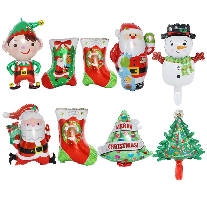 Joyeux noël ballon Santa Clause bonhomme de neige nouvel an noël ballons fête décoration fournitures noël Surpris ballon