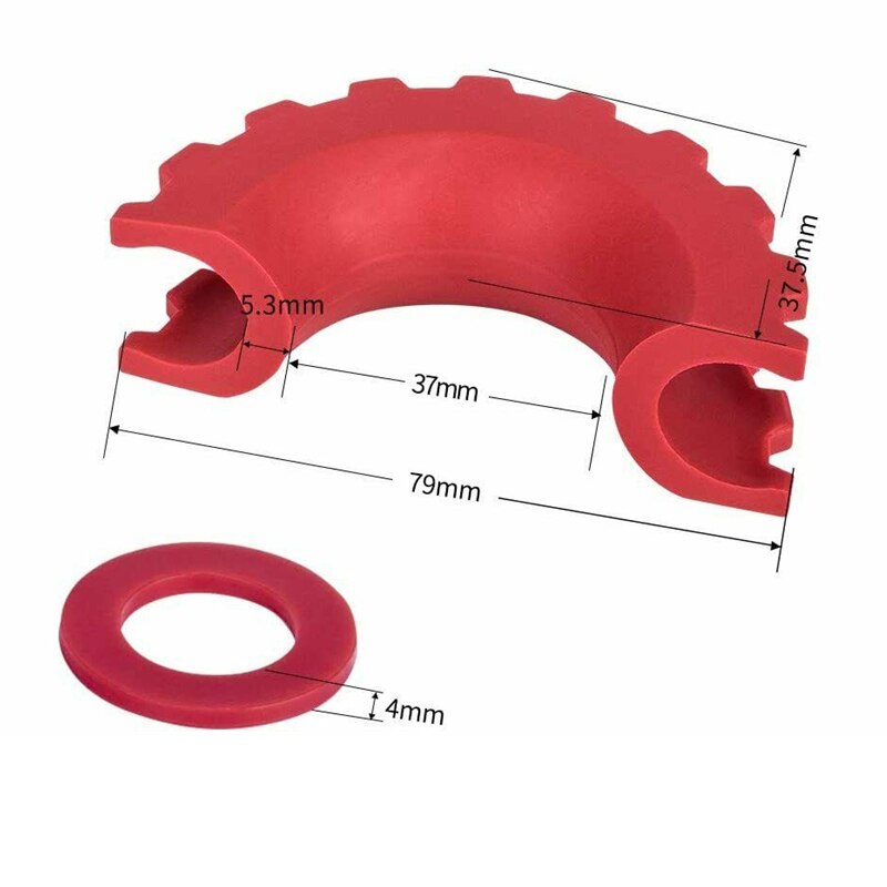 Aisladores de grilletes d-ring con arandelas para grilletes estándar de 3/4 ", protección de parachoques