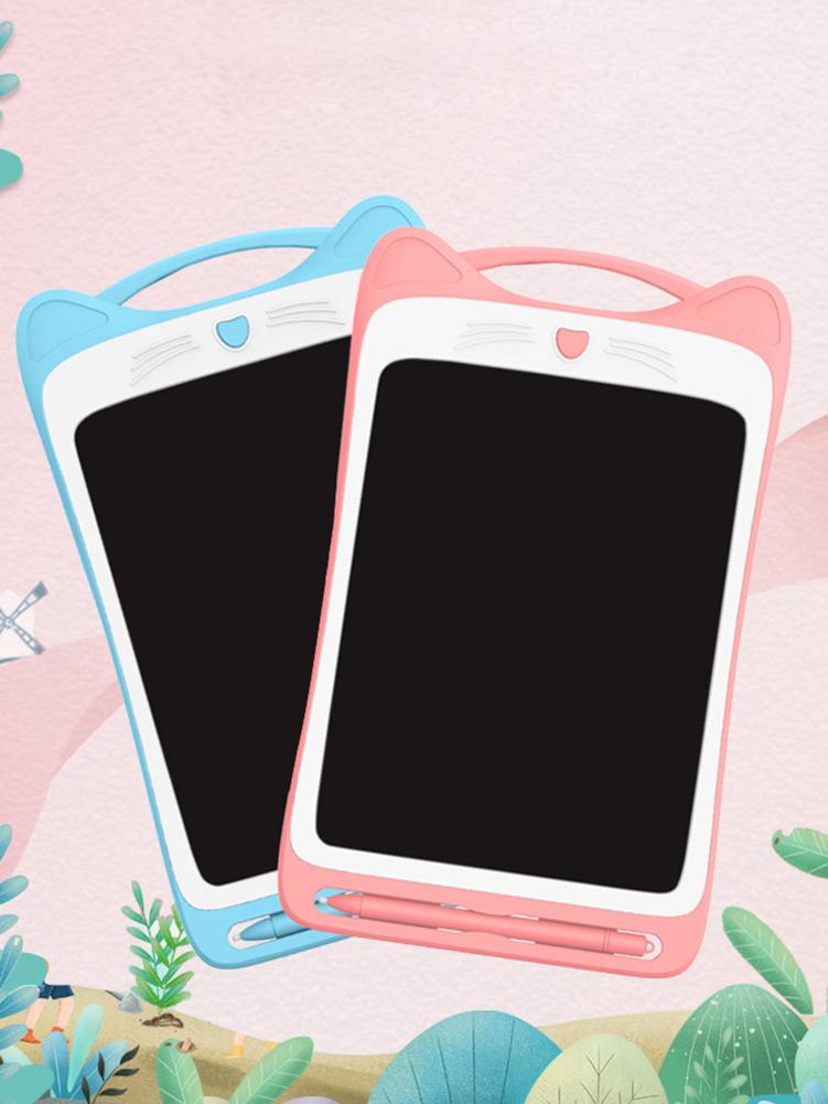 8.5-inch LCD Writing Tablet Cute Anti-fall Waterproof Writing Board Doodle Board Drawing Pad Tablet For Kids