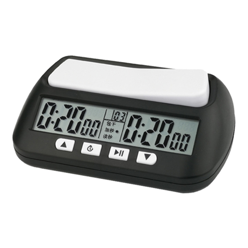 Professionelle Schachuhr, Count Up Down, Timer, Brettspiel, Stoppuhr, kompakte Digitaluhr, Bonus-Wettbewerb, Stundenzähler
