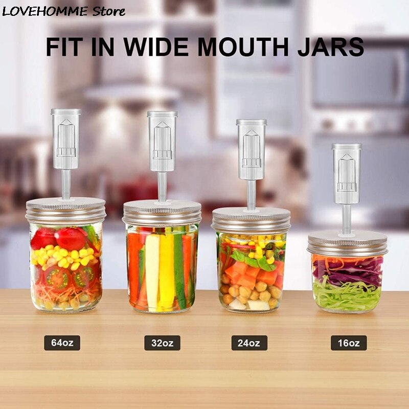 1pc Wide Mouth Mason Jar Fermentation Lid Premium Mason Jar Fermenting Lid Fermentation Kit For Wide Mouth Jars