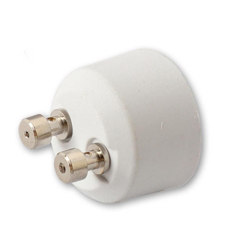 10x BA15S To MR16 Socket Base Adapters – LED/Halogen/CFL Bulb Converter – White – Unbranded