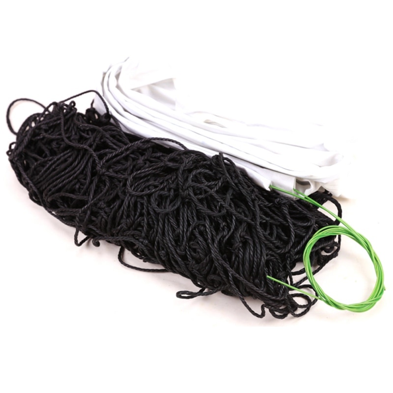 Sandvolleyballnett innendørs utendørs sport volleyballnetttrening 9.5 x 1m tennis bærbar hurtigstart universal