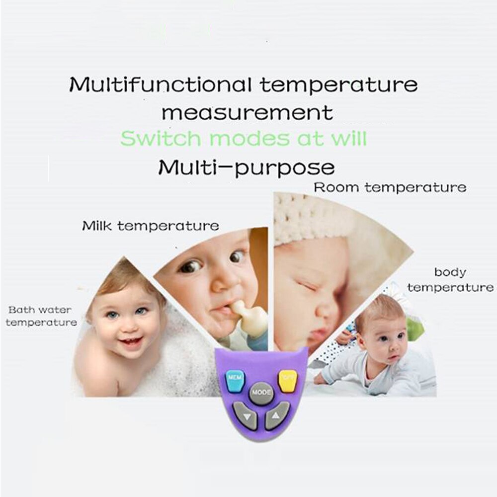 Thermometer Infrared Digital LCD Body Measurement Forehead Ear Non-Contact IR Thermometer Fever Measure Tool for Baby Adult