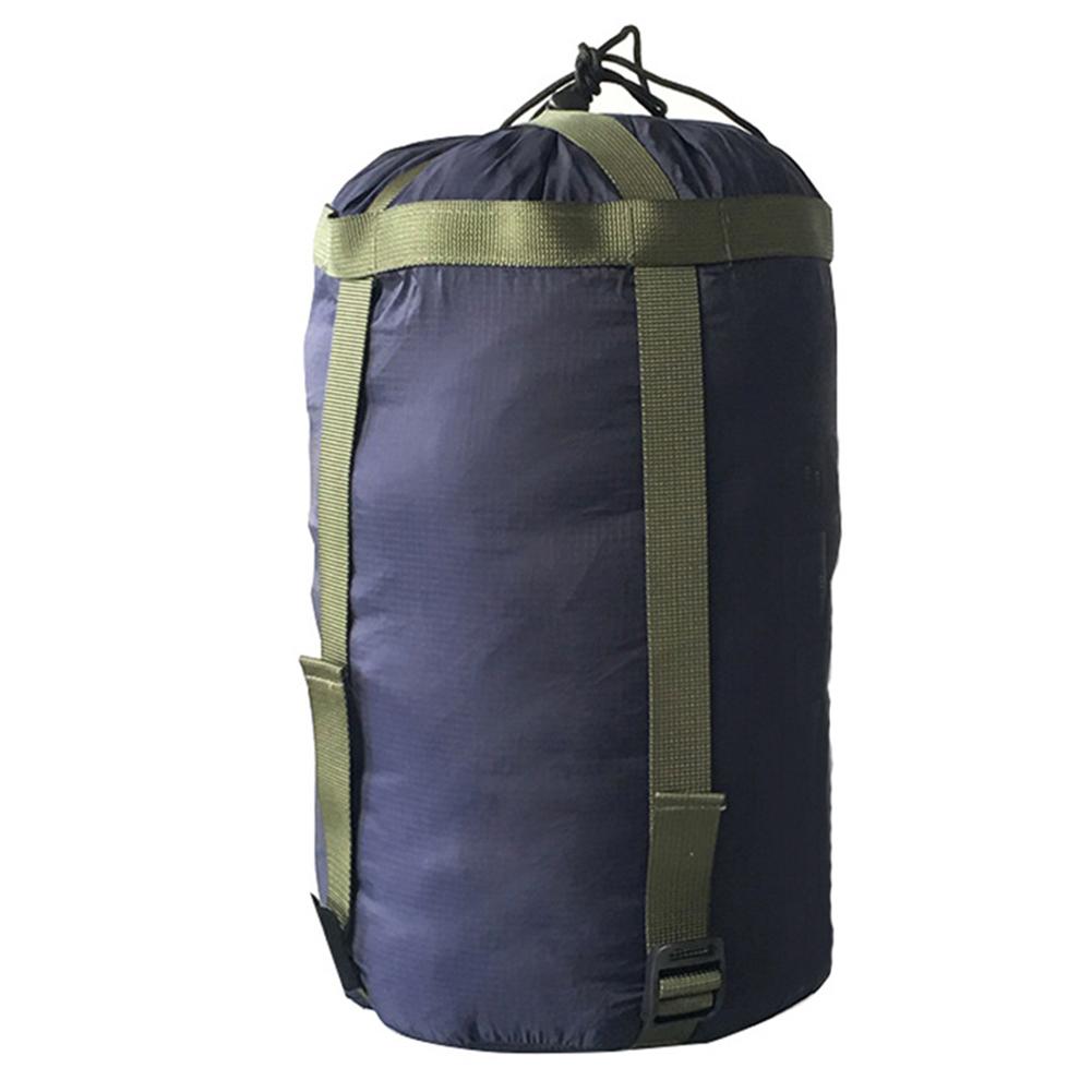 Saco de dormir para acampar al aire libre, bolsa de almacenamiento con cordón, equipo de Camping: Dark Blue