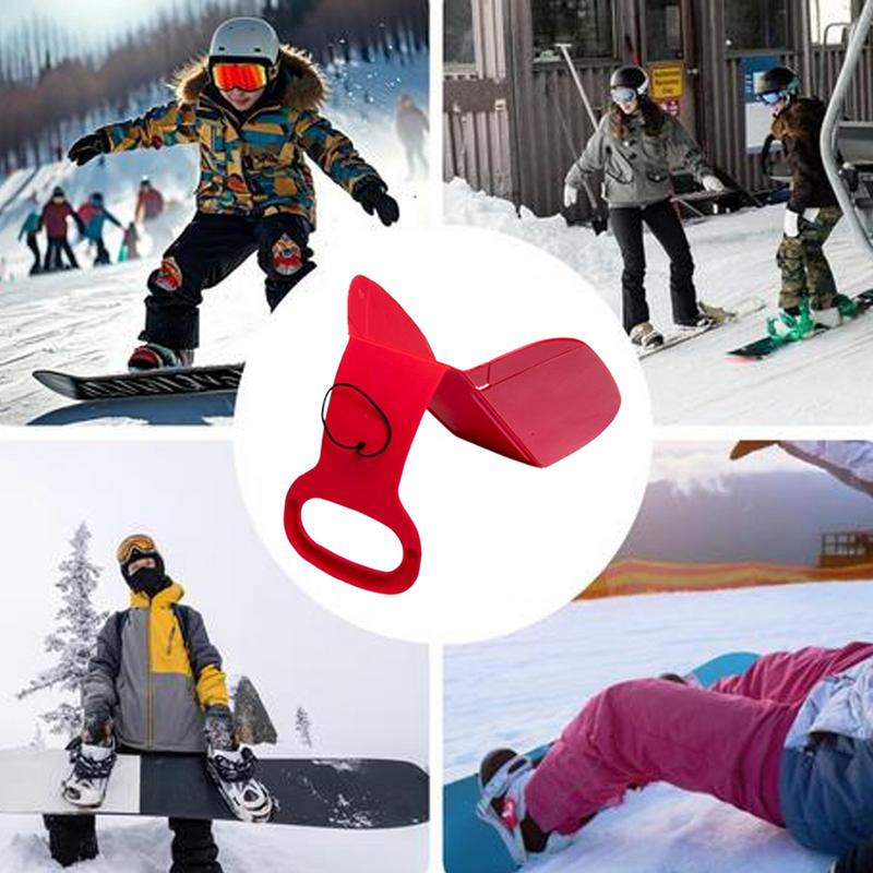 freundlicher Snowboard Tragbare Faltbare Schnee Schlitten Bord schwer Pflicht Sand Schlitten Winter Spielzeug Doppelseitige Schnee Schieberegler Mit Griff Für Schnee