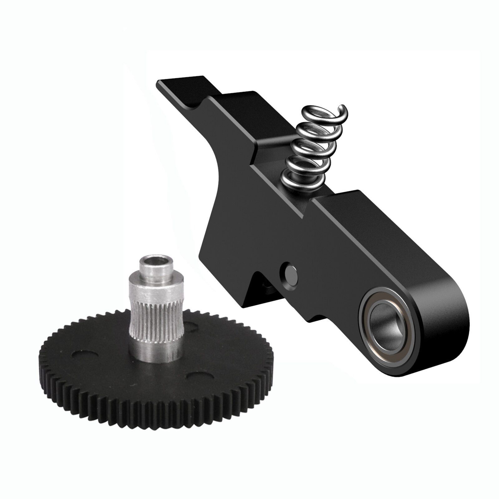 Für Artillerie Sidewinder x1 Extruder Idler Arm und Getriebe mit 66 Zähne Titan Aero Extruder Feeder Teile 1,75mm: Black Sets