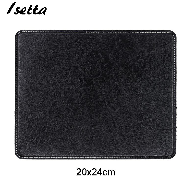 Anti-slip Mouse Pad Leather Gaming Mice Mat Desk 200x240mm Comfortable For Home Office Laptop PC MacBook: A