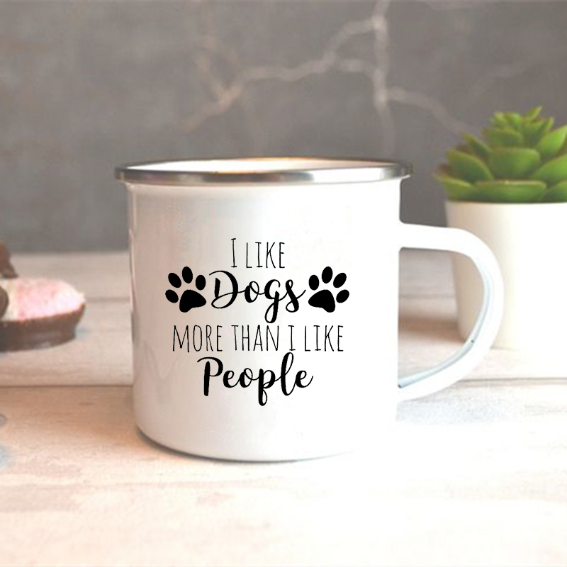 Tasse à café, thé, thé, café, boisson, Dessert, petit déjeuner, lait, Vintage, poignée, , I Love My Dog: XH2385-A015WH-8