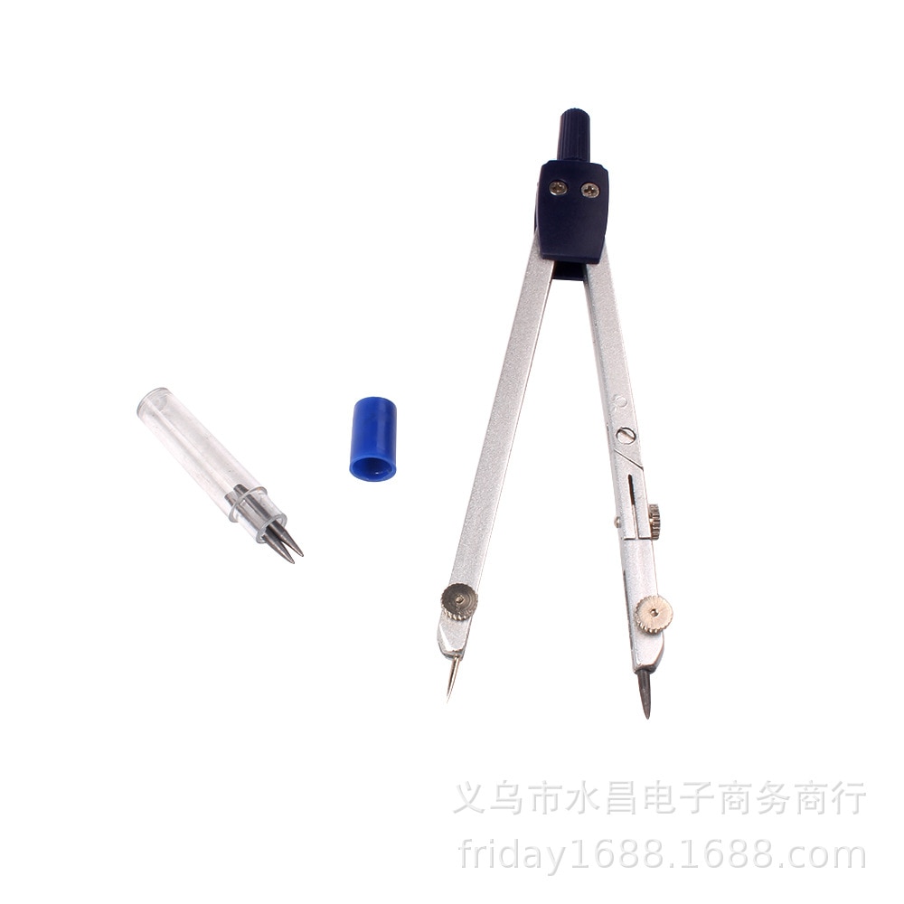 Profesjonalne rysowanie na metalu kompas narzędzia kreślarskie z ołowianym wkładem dla studentów matematyka geometria szkolne materiały biurowe