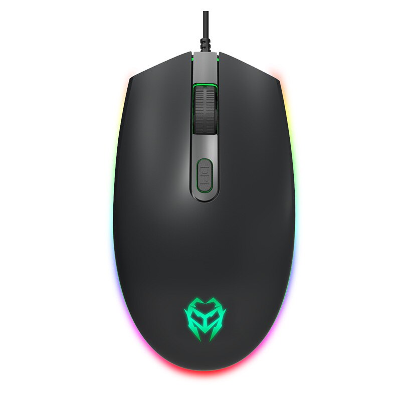 M610 1600 DPI, ratón eléctrico con cable, retroiluminado con LED silencioso, USB, ergonómico óptico, ratón para videojuegos, Peripherals de ordenador
