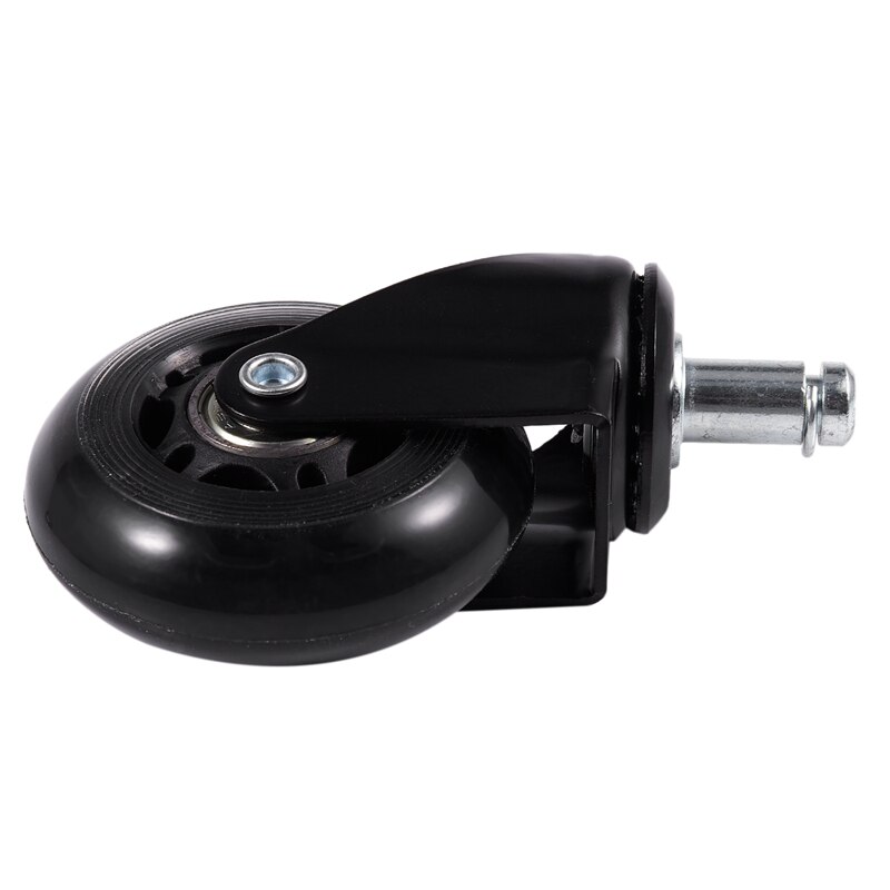 50mm Heavy Duty Rubber Swivel Industriële Caster met Remmen - 4 Stuks | bol