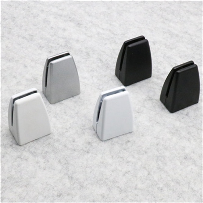20PCS Universal Office Bulkhead clip Glass Clamps Plane Glass Clips Shelves Support Corner Bracket Clips Furniture Hardware