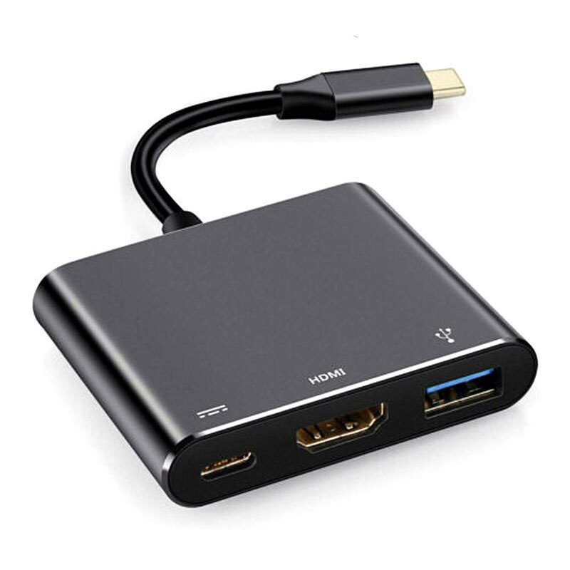 Tipo c adaptador de doca suporte samsung dex modo com pd usb 3.0 marsea usb c hub para hdmi para macbook pro/ar thunderbolt 3 usb: Black