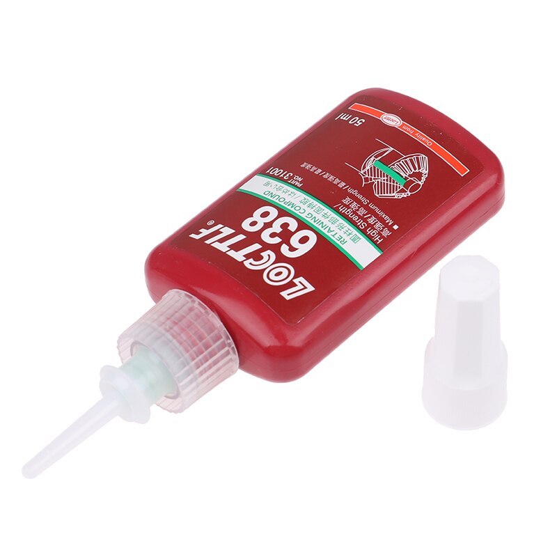 Retenedor cilíndrico de 638 50 ML, adhesivo de bloqueo de tornillo de Metal, adhesivo anaeróbico, pegamento ambiental de resistencia térmica