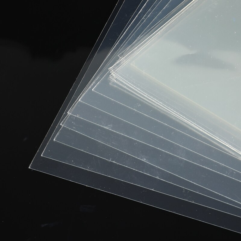 Transparent A4 20pcs/set Double Sided Adhesive Sheet Clear DIY Craft Strong Sticky Tape Paper School Office Supply