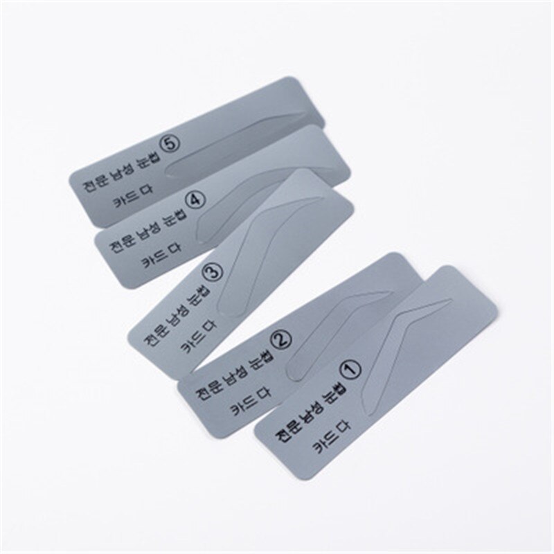 DIY Eyebrow Shaping Template Easy Eyebrow Stencils Reusable Helper Ruler Kit Grooming Card Defining Makeup Tools Accessories