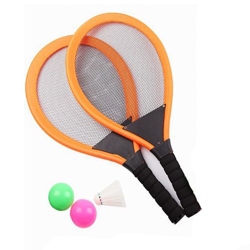 2 in 1 Kids Play Garden Parent-Child Game Beach Educational Badminton Tennis Racket Toy Set Photo Prop Outdoor Sports