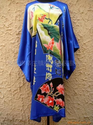 Chinese Traditional Dress Women's Satin Robe Gown Pajamas Regular Size: 1