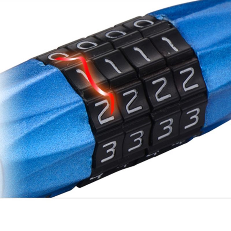 Solid 4-Digit Combination Security Padlock Resettable Lock Alloy Waterproof Keyless Lock Suitable for Sheds Storage Unit