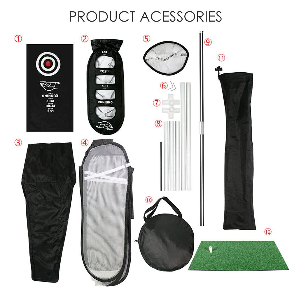 Portable Golf Practice Net Practice Golf Hitting Nets Golf Accessories Training Aids