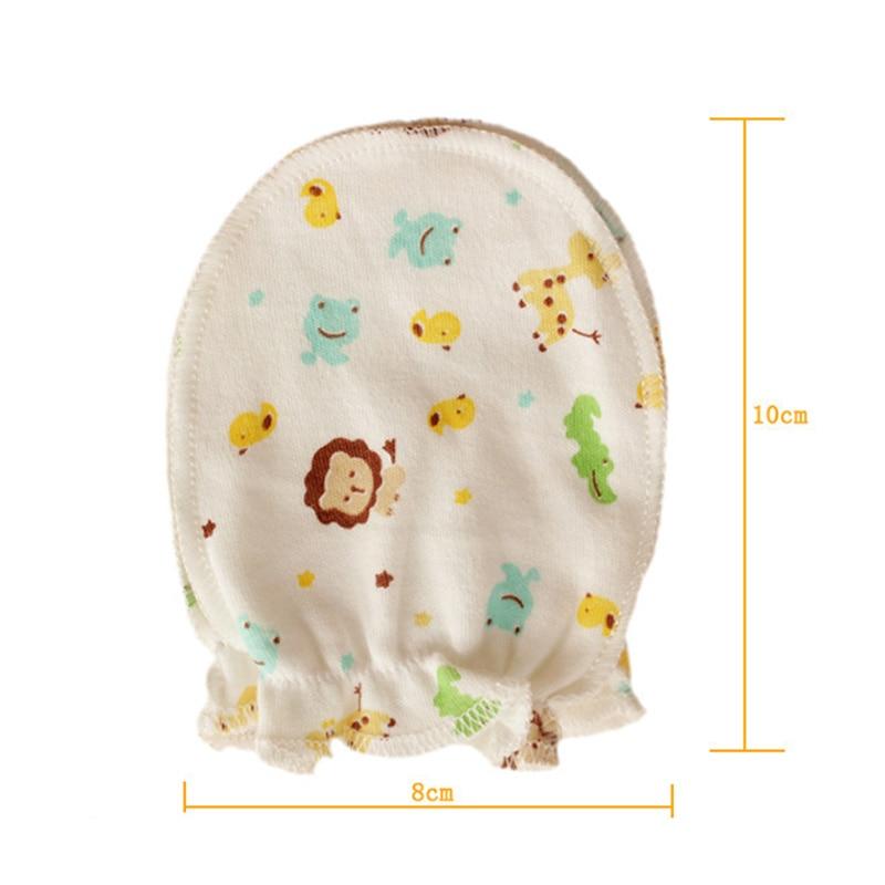 3 Paare/los Baby Anti Kratzen Handschuhe Baumwolle Karikatur Neugeborenen Handschuhe Schutz Gesicht Baby Fäustlinge Handschuh Kleinkind Zubehör 0-6M