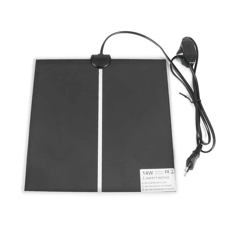 Reptile Heat Mat Snake Lizard Gecko Heating Pad Warm Heater Pet Supply 220V-240V(EU Plug)