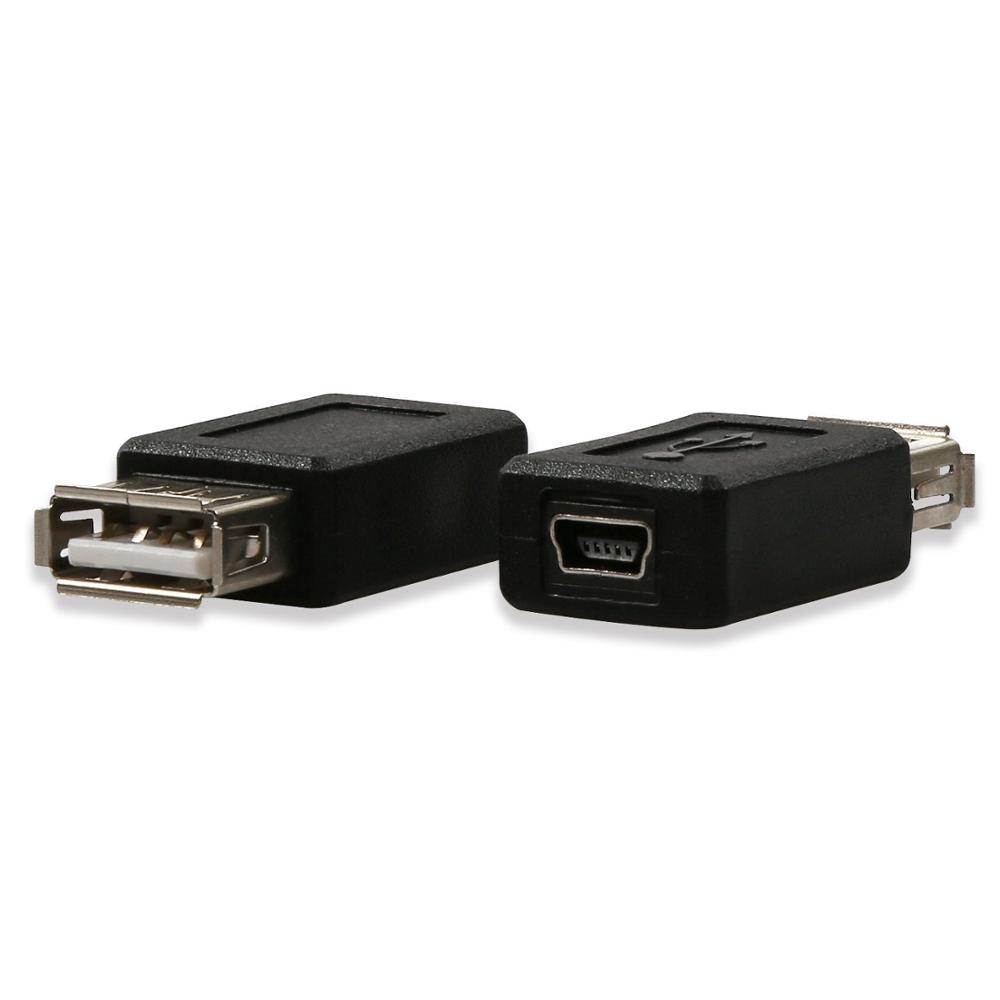 Onvian usb 2.0 typ a hona till mini usb 5p b hona adapter plugg konverter usb till mini usb dataladdare för telefonkontakt