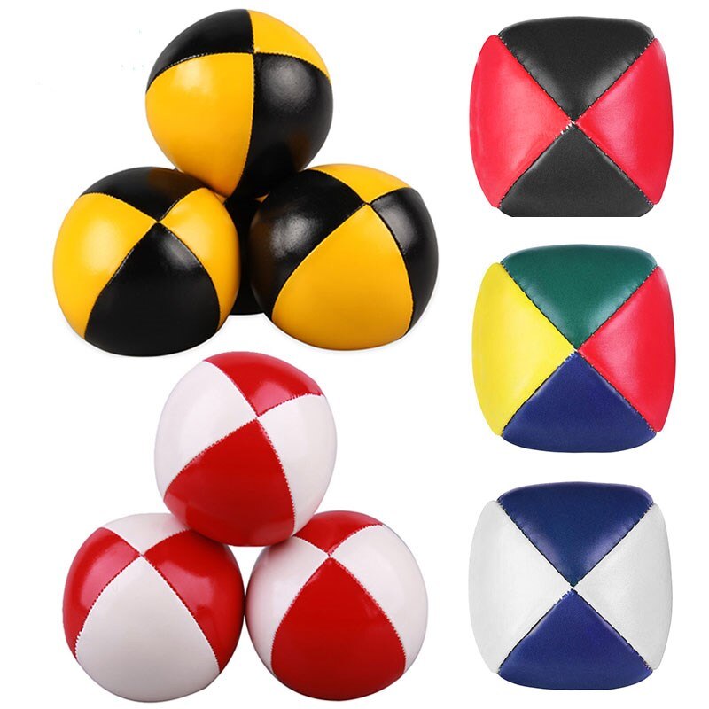 Balle de jonglage professionnelle, 3 pièces, balle de lancer acrobatique, jouet éducatif pour enfants, sport amusant, en Pu souple,
