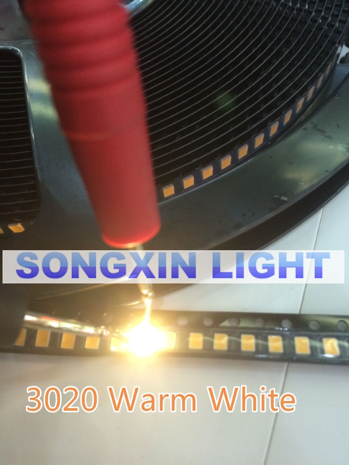 50Pcs 3020 Wit/Warm Wit Licht Smd Led Light-Emitting Diode 0.06W Led Lamp Kraal 6-7lm 3.0*2.0*1.3 3020 Cw/Ww