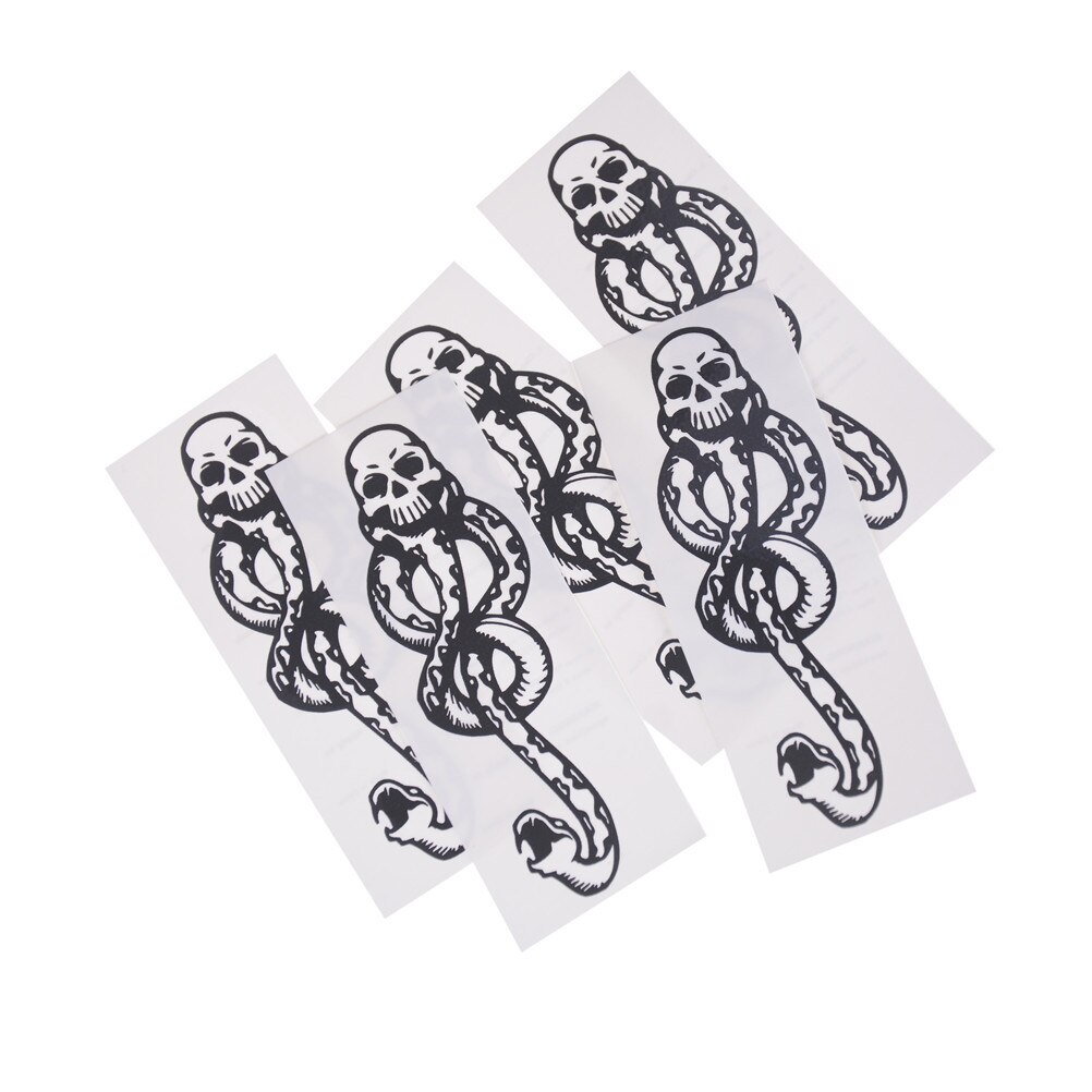 5Pcs Dooddoeners Dark Mark Make Up Tattoos Stickers Cosplay Accessoires En Dansen Party Dance Arm Art