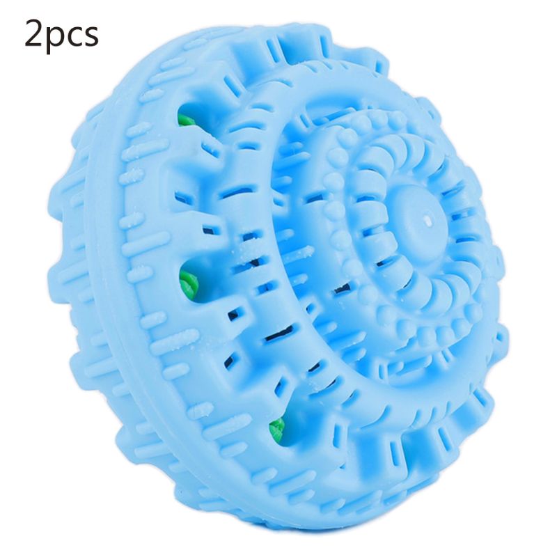 Potente bola de lavado de descontaminación para lavandería, Anti enrolladas, Anti pelo, reutilizable, M2EE: Azul
