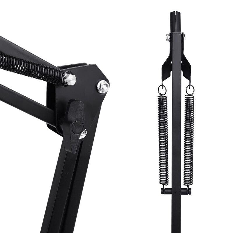 Microphone Scissor Arm Stand Desktop Mic Clip Holder Tripod Live Cantilever Bracket Microphone Bracket