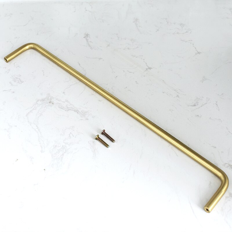 Brass Hanger Kitchen Shelf Bathroom Cabinet Side Furniture Hanger Towel Rail