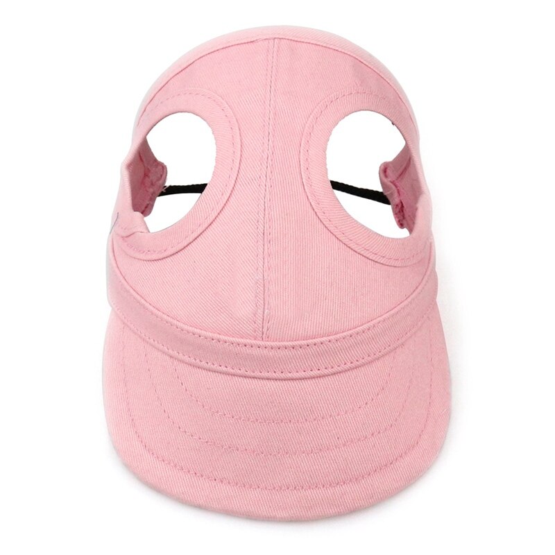 Chapeaux pour chien chat animal de compagnie | Bonnet de soleil d'extérieur pour chat chien, d'anniversaire chiot chat, Mini casquette solide, casquette de Baseball, accessoires Costume: Rose / M