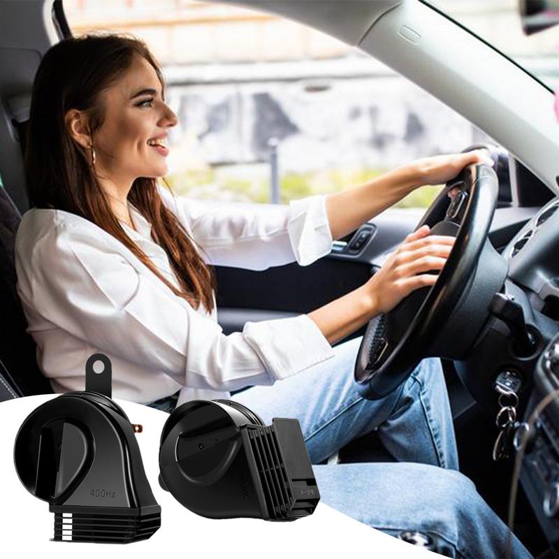 Reemplazo de bocina de motocicleta, bocina de Caracol impermeable de 12V para motocicleta, bocina de tren, altavoces estéreo para coche, accesorios para coche, bocina de aire para barco