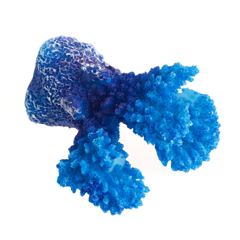 Aquarium Kunstmatige Hars Mini Coral Boom Onderwater Decoratie Landschap Decor Aquarium Blauw Koraal Ornamenten