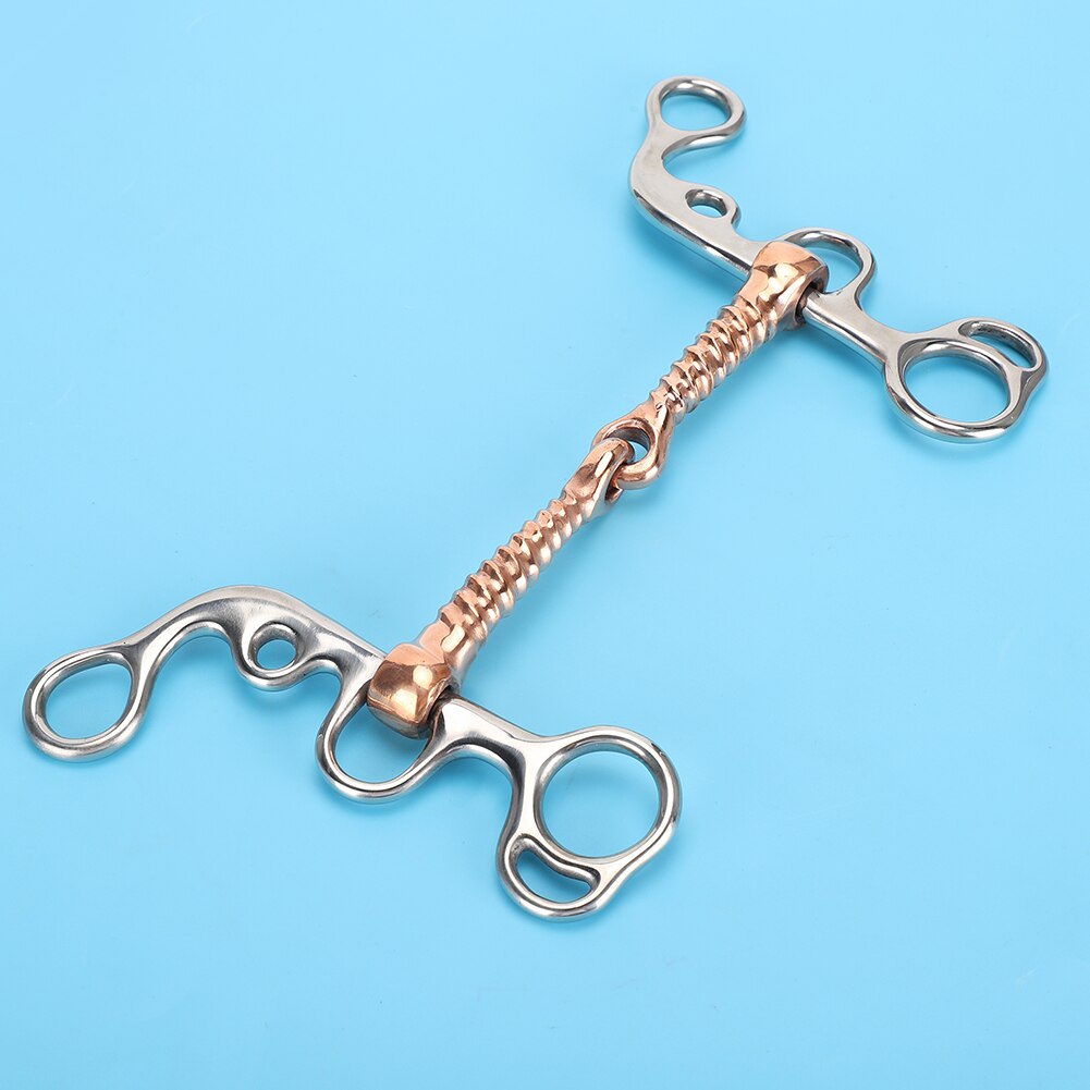 Stainless Steel Horse Snaffle Training Snaffle Bit Equestrian Equipment Supplies used in horse farms