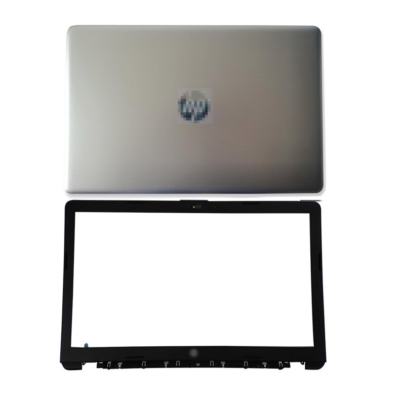 Nowy LCD do laptopa tylna pokrywa/pokrywa przednia/zawiasy/podparcie dłoni/dolna obudowa do HP 15-DA 15-DB 250 G7 255 G7 Top Case srebrny L20434-001: Silver AB Cover