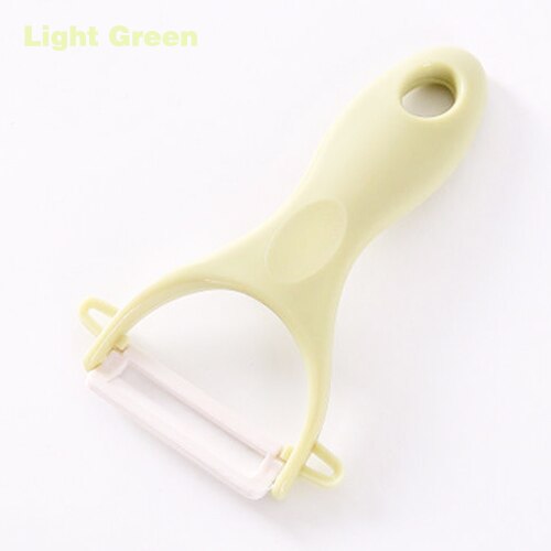 Keuken dunschillers keramische aardappel komkommer wortel rasp julienne dunschiller groenten fruit dunschiller dubbele schaaf keukengadgets: Lichtgroen